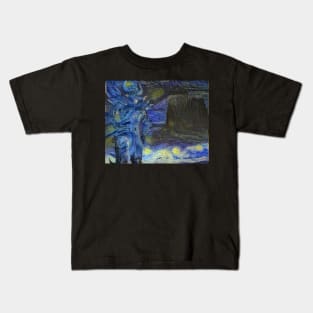 Sarevok Anchev Baldur's Gate Forgotten Realms Starry Night Kids T-Shirt